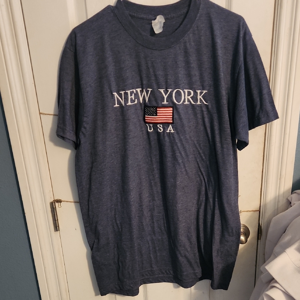 Classic New York USA Navy T-Shirt